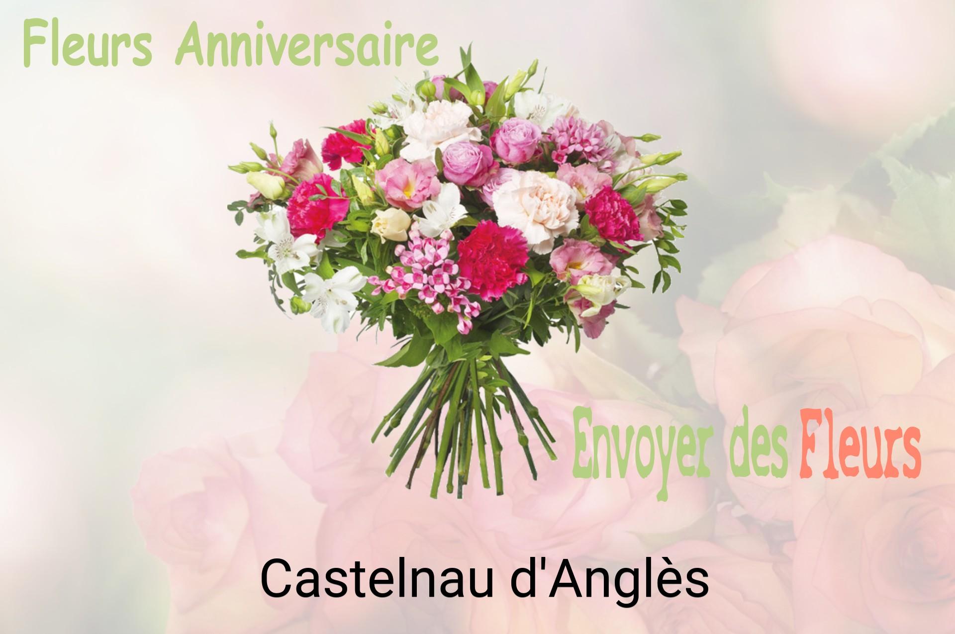 Bouquet de fleurs d’anniversaire livré à Castelnau-d'Anglès