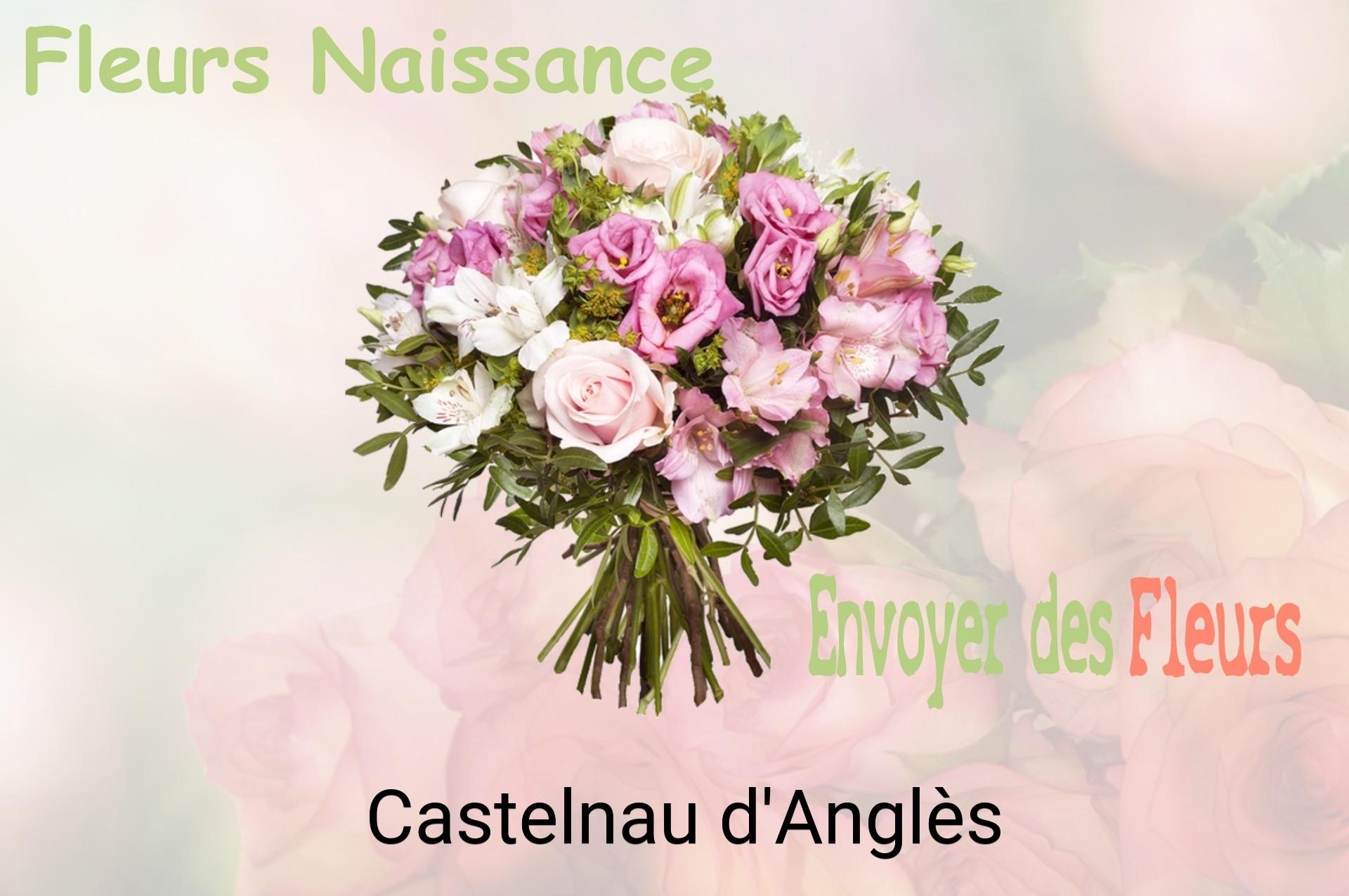 Bouquet de fleurs de naissance livré à Castelnau-d'Anglès