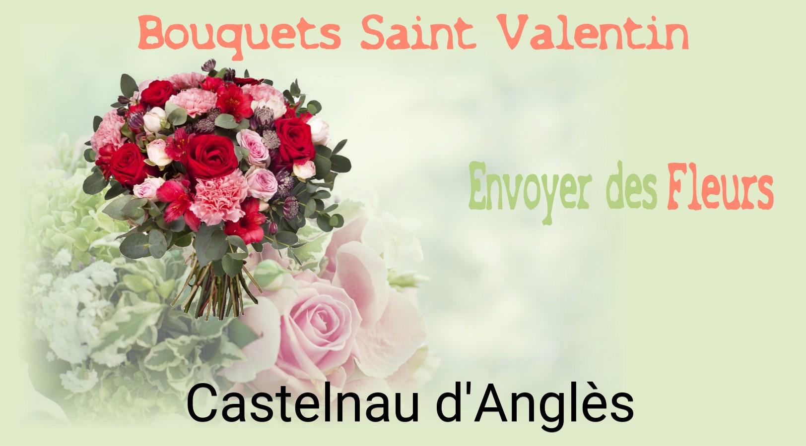 Roses de Saint-Valentin livrées à Castelnau-d'Anglès